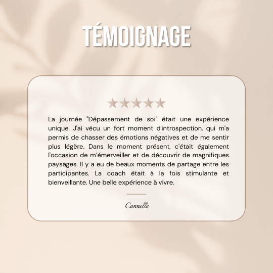 Témoignage Coaching Guadeloupe Paris