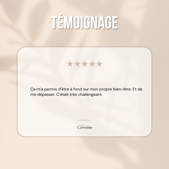Témoignage Coaching Guadeloupe Paris